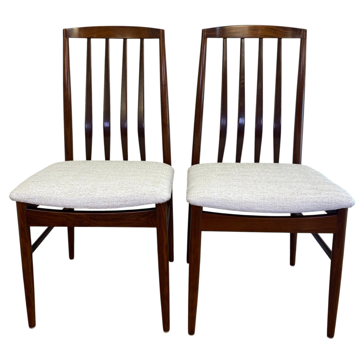 Pair of Mid-Century Modern "Eva" Dining Chairs by Niels Koefoed
