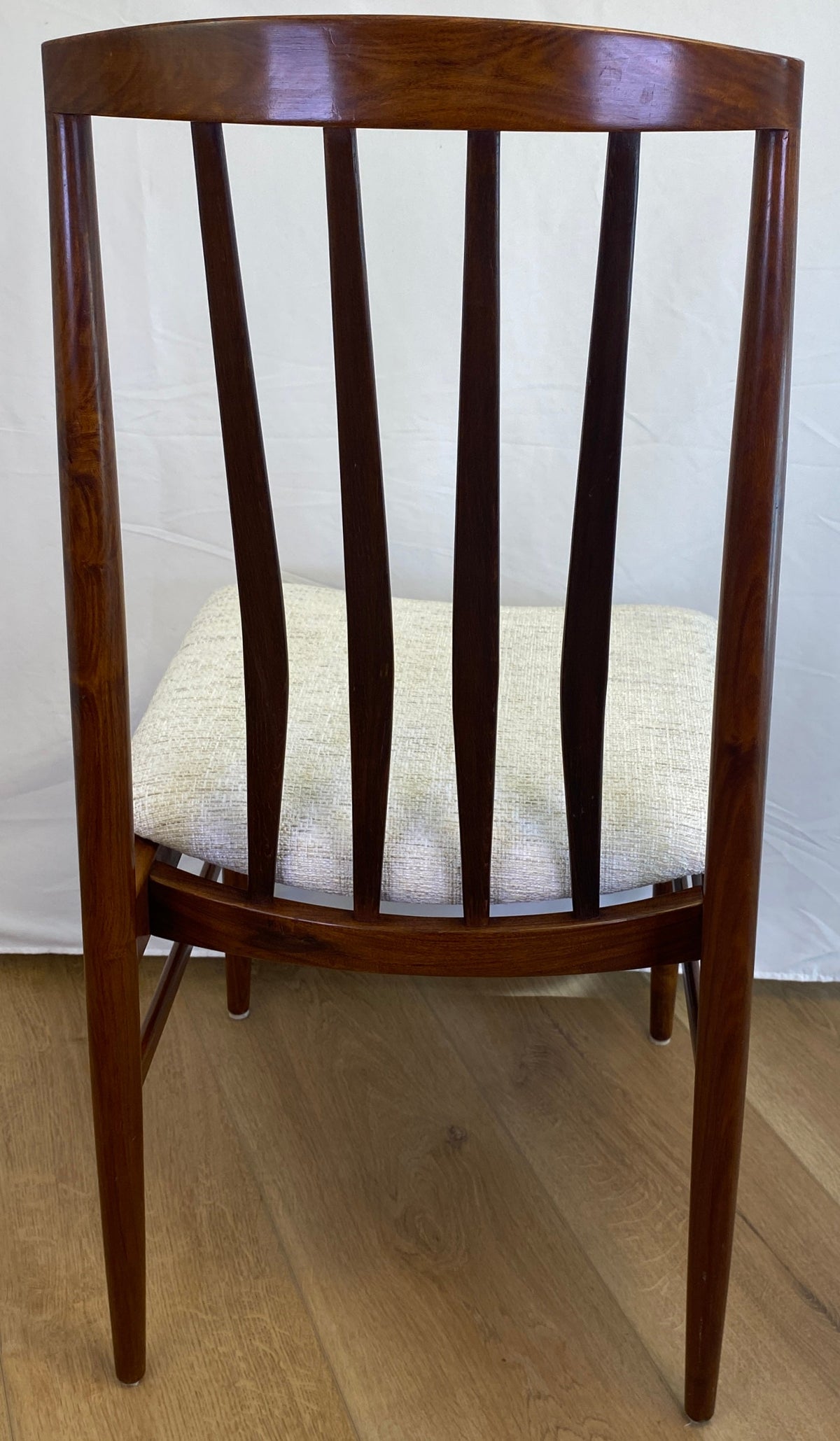 Pair of Mid-Century Modern "Eva" Dining Chairs by Niels Koefoed — detail 3