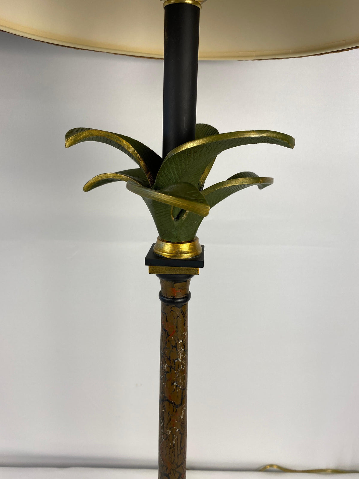 Pair of Mid-20th Century Palm Tree Table Lamps — detail 6