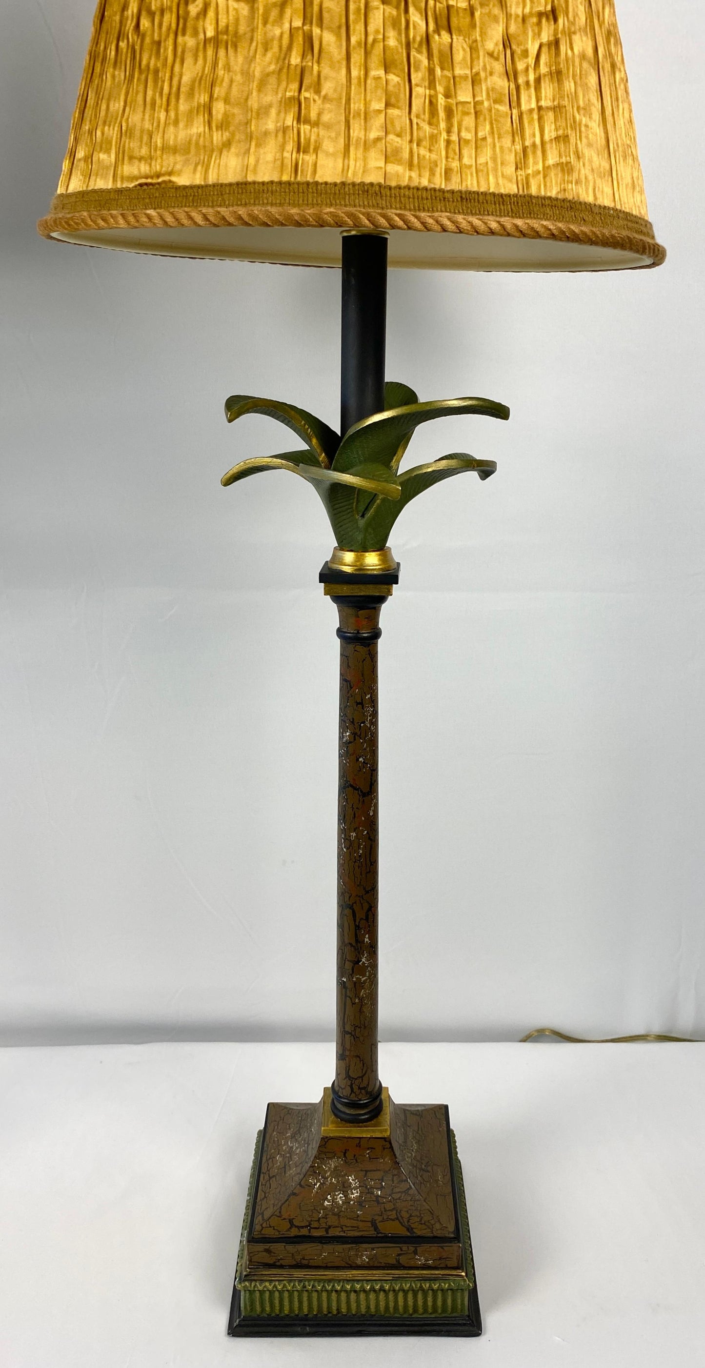 Pair of Mid-20th Century Palm Tree Table Lamps — detail 7
