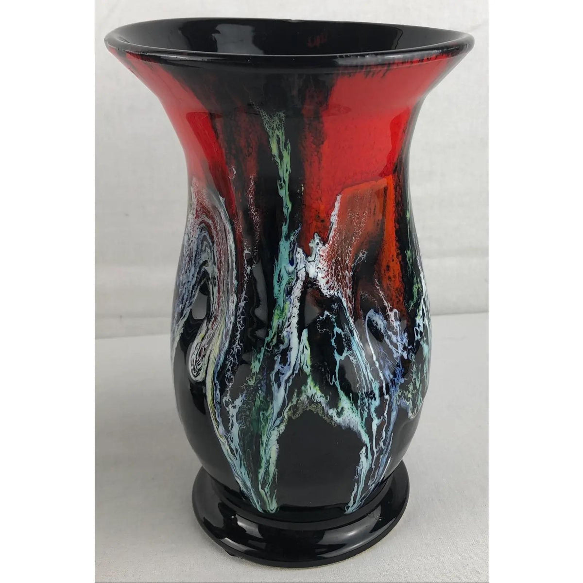 Vallauris Pair of French Mid-Century Ceramic Vases, Manner of Charles Cart — detail 4