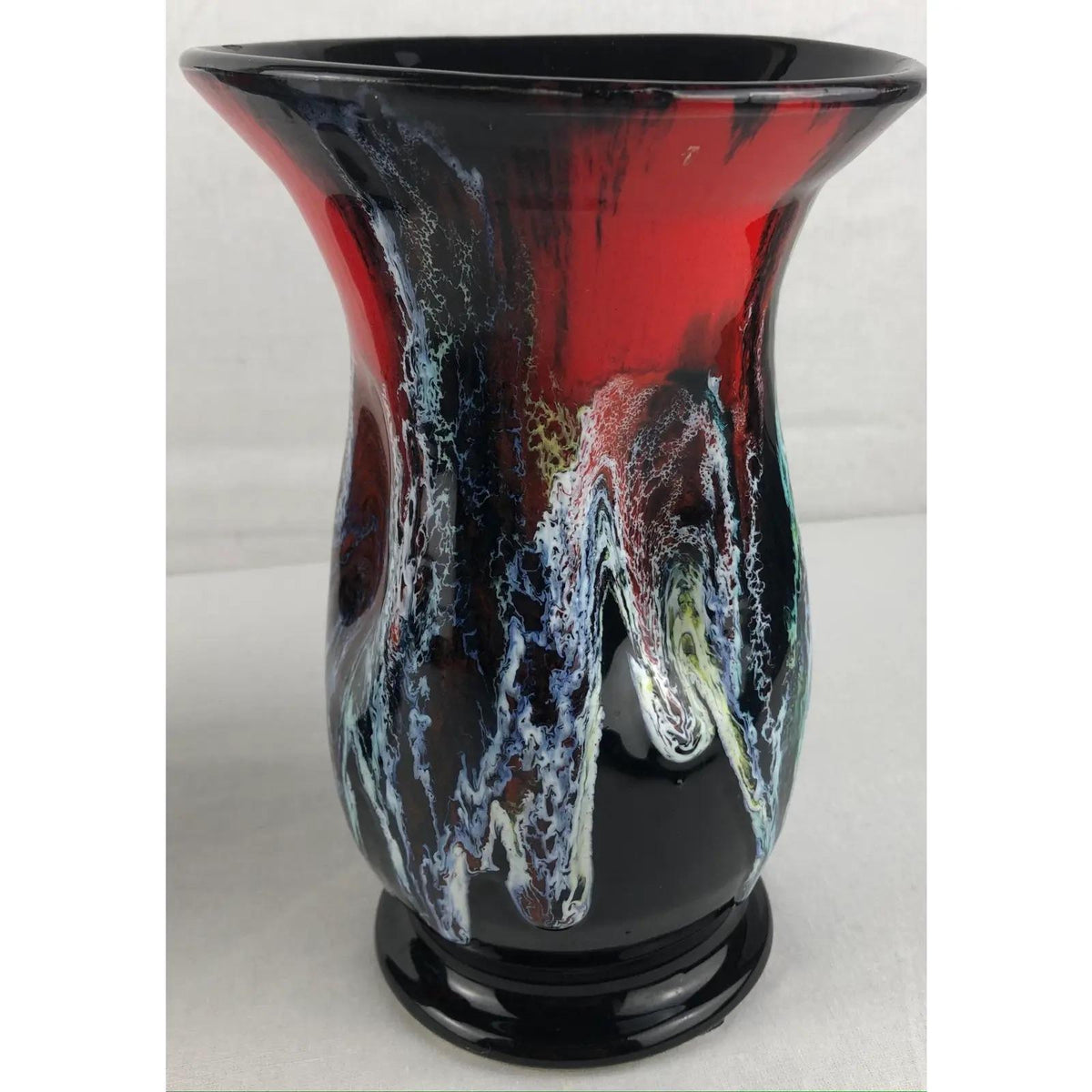 Vallauris Pair of French Mid-Century Ceramic Vases, Manner of Charles Cart — detail 2