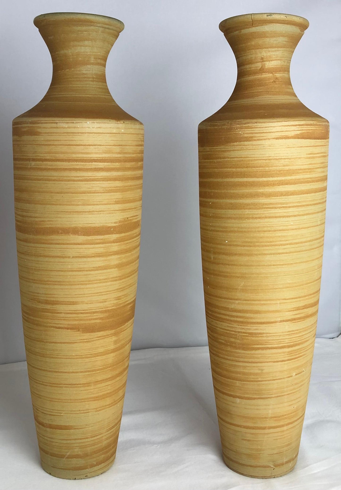 Pair of French Art Deco Style Glass Vases — detail 6