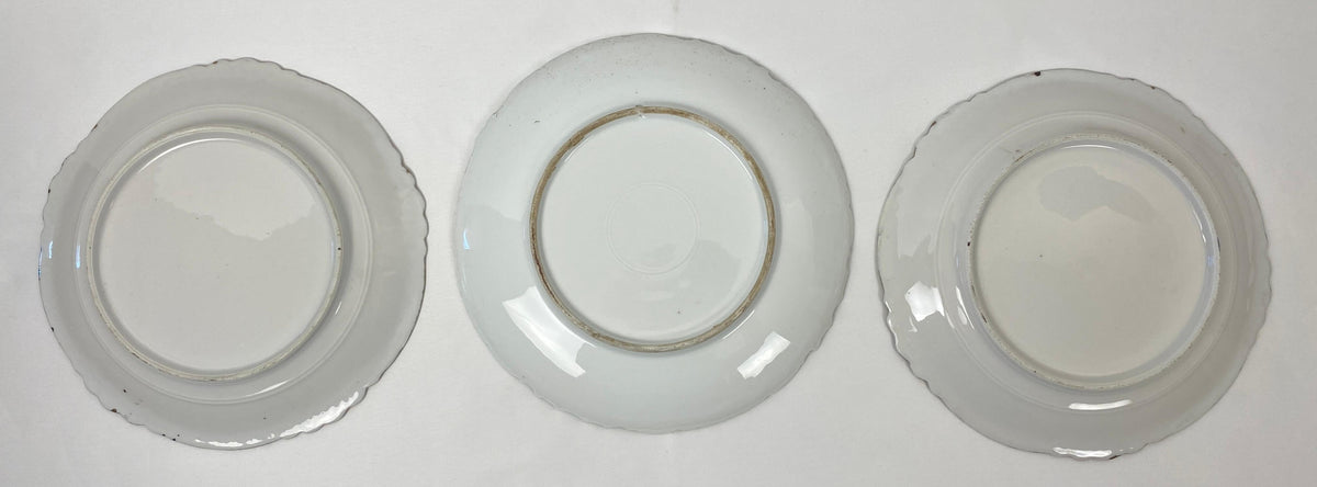 Set of 4 Victorian Style Decorative Plates with Landscape Scenes — detail 5