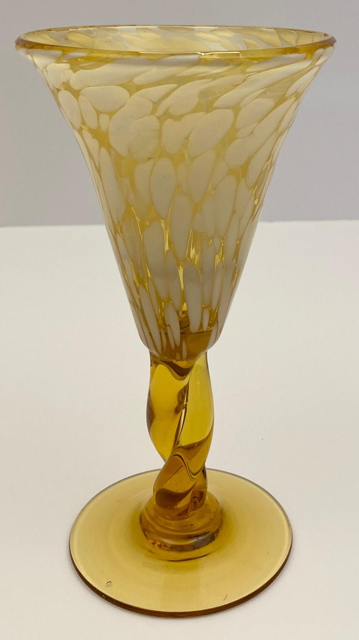 Murano Hand Blown Glass Goblets, Set of 6 — detail 2