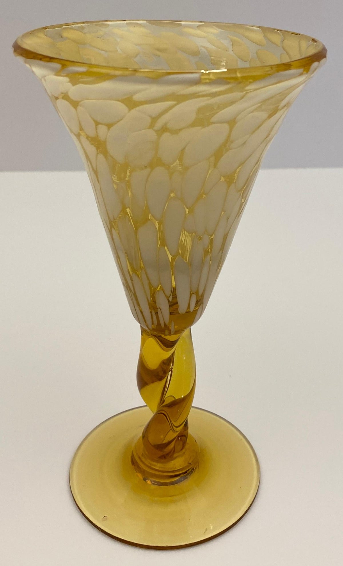 Murano Hand Blown Glass Goblets, Set of 6 — detail 5