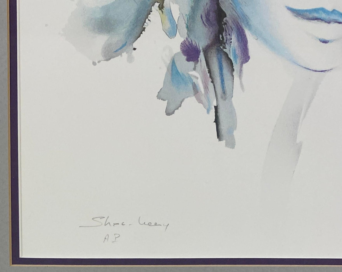 Original Watercolor Artist Proof by Shan Merry Titled "Nevada" — detail 3