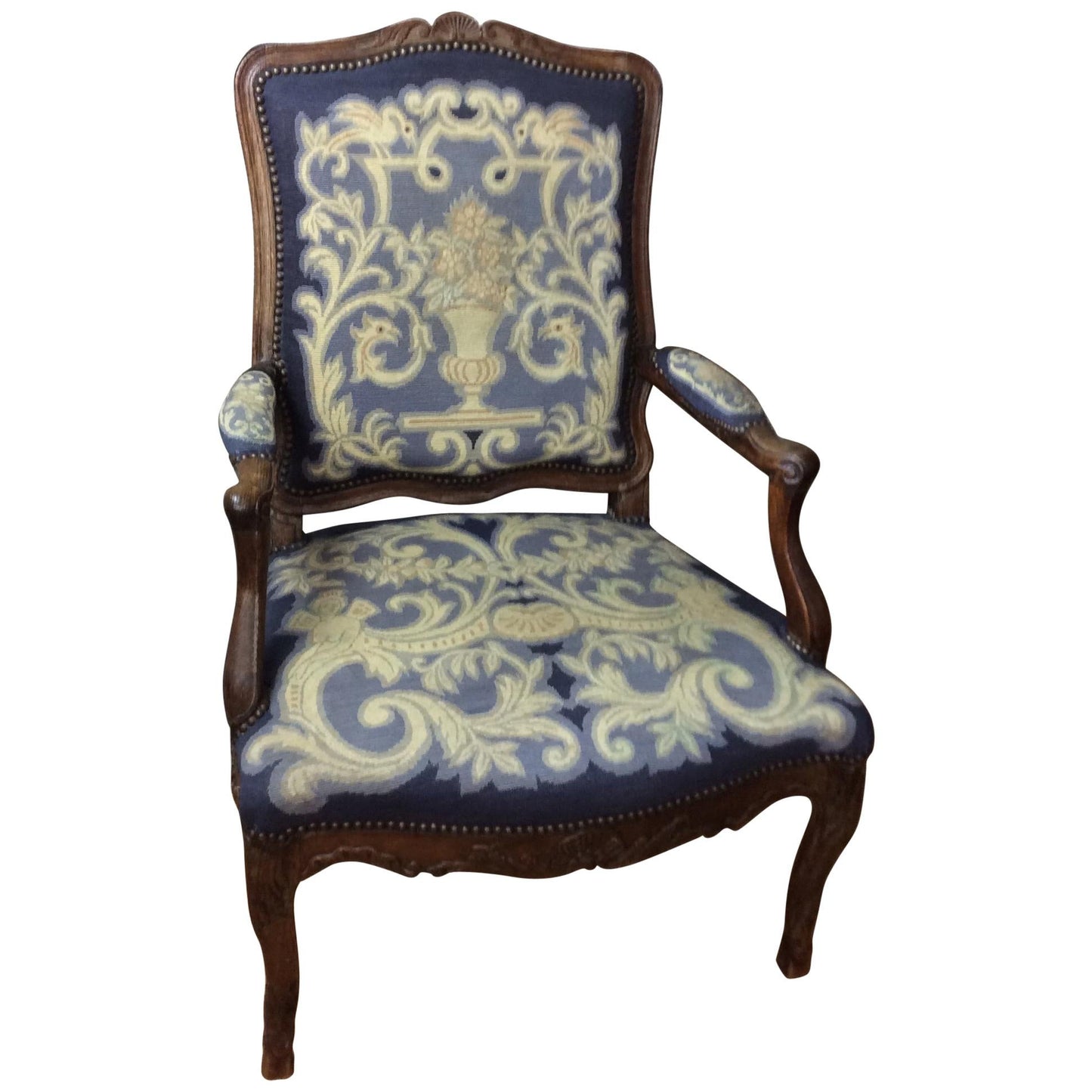 Early 18th Century French Régence Carved Armchair
