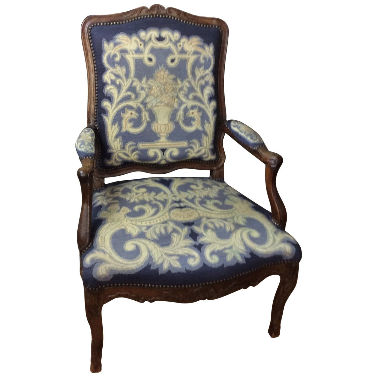 Early 18th Century French Régence Carved Armchair