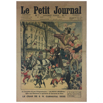 Carnival de Nice France Historical Journal French Memorabilia
