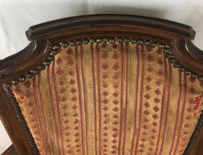 French Pair of Louis XVI 18th Century Armchairs or Fauteuils, Stamped/Signed — detail 5