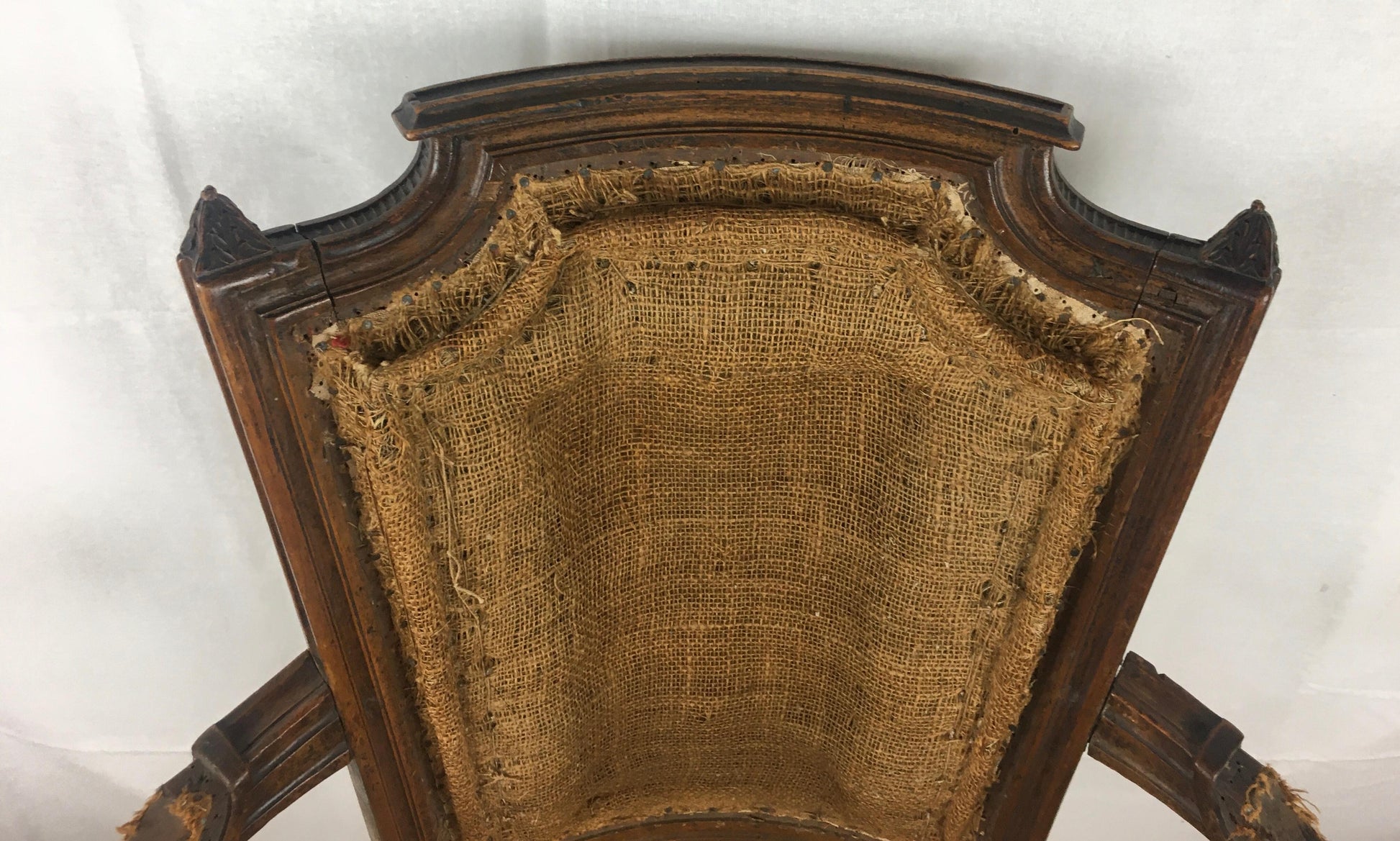 French Pair of Louis XVI 18th Century Armchairs or Fauteuils, Stamped/Signed — detail 6