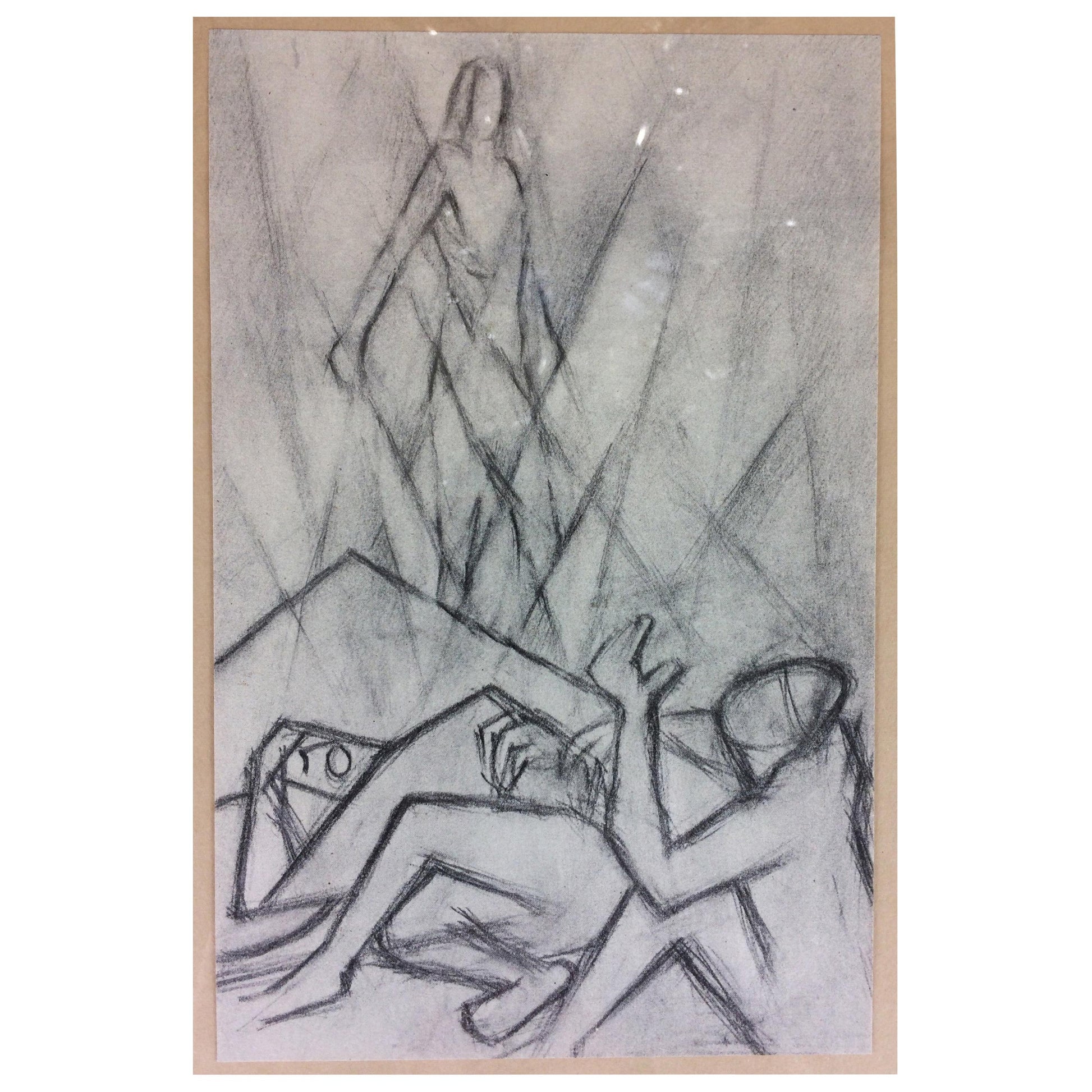 Collection of 3 Contemporary Religious Drawings, Signed