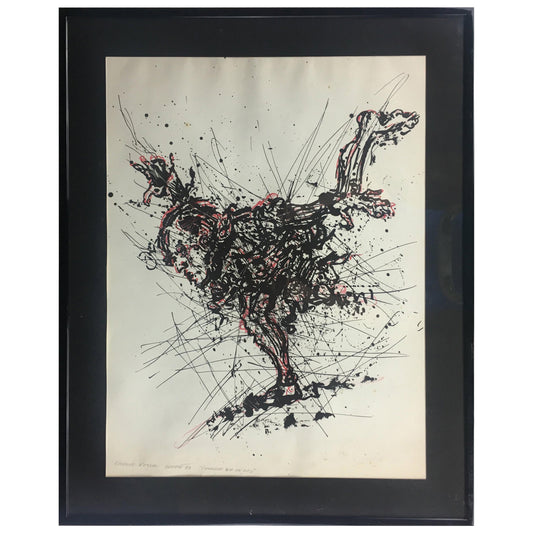Gerard Eppele Midcentury Original Drawing "Eppreuve d'Artist"