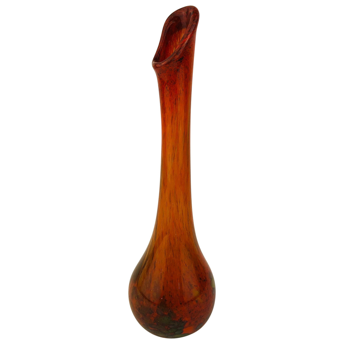 Murano Fratelli Toso Art Glass Flower Vase