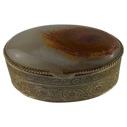French Neoclassical Lidded Pill, Trinket or Small Jewelry Box