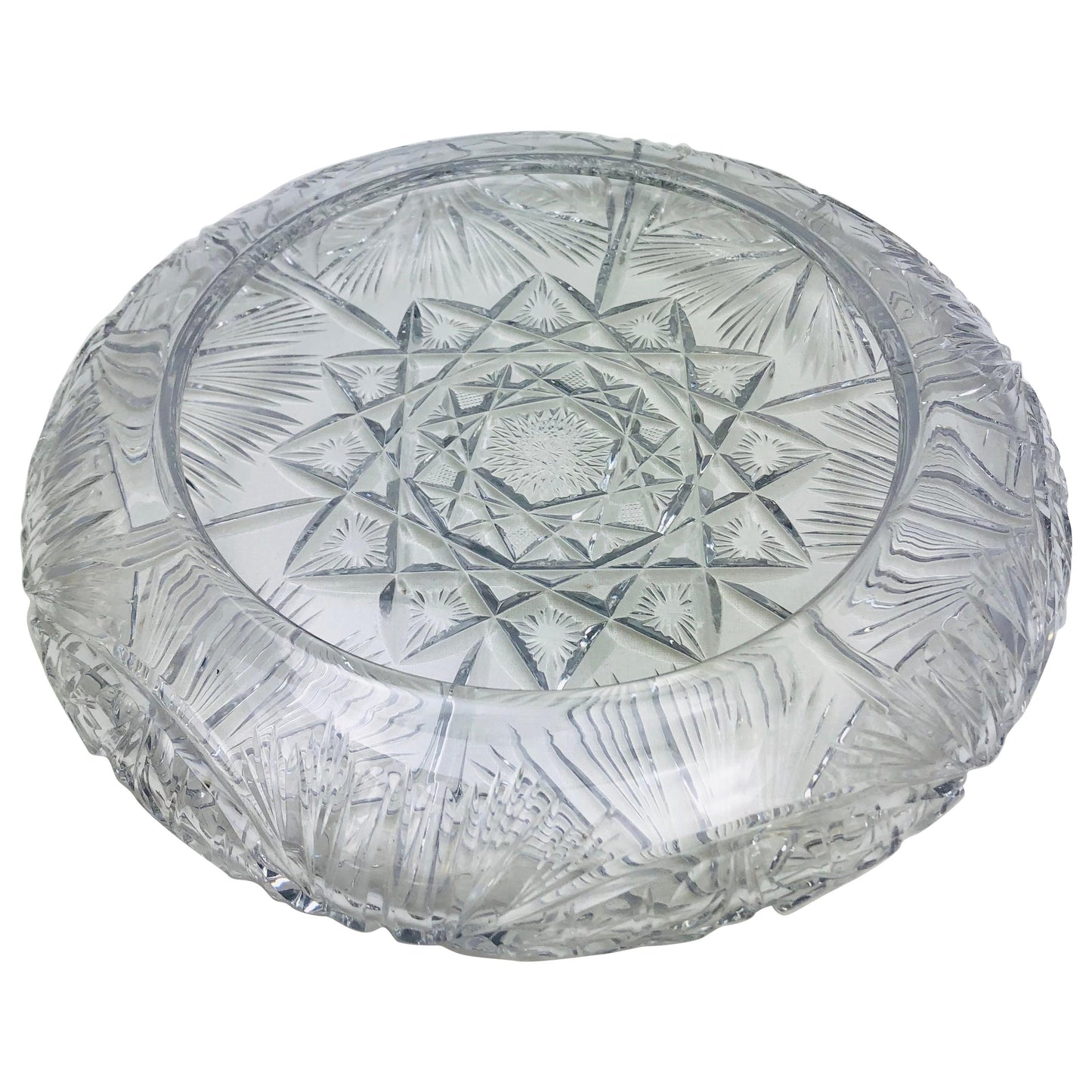 St. Louis French Hand Cut Crystal Decorative Bowl