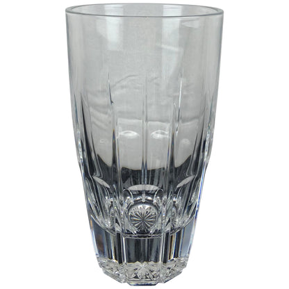 French Contemporary Design Hand Cut Crystal Vase from Reims, France