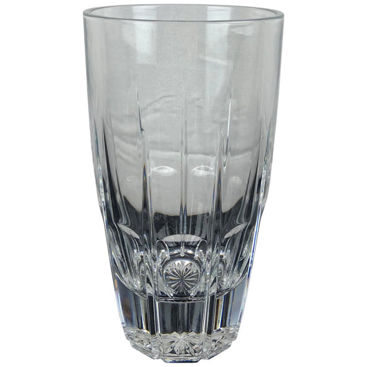 French Contemporary Design Hand Cut Crystal Vase from Reims, France