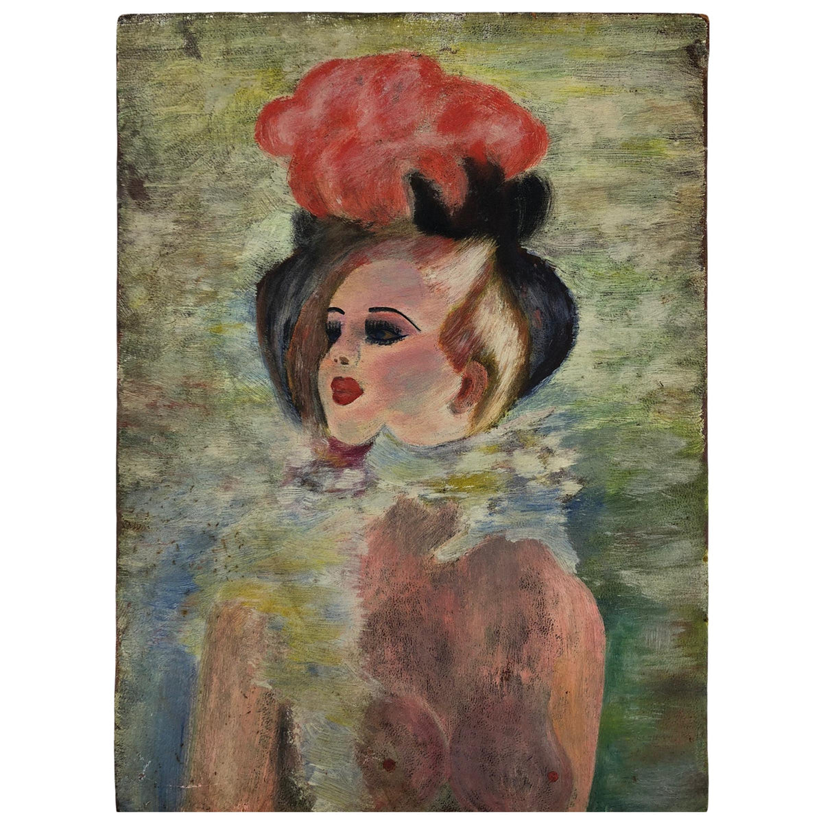 Original Moulin Rouge Henri de Toulouse-Lautrec Style Painting