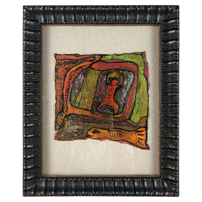 Original Oil on Paper Painting by Alexander Gore, Dated 2012 and Certified