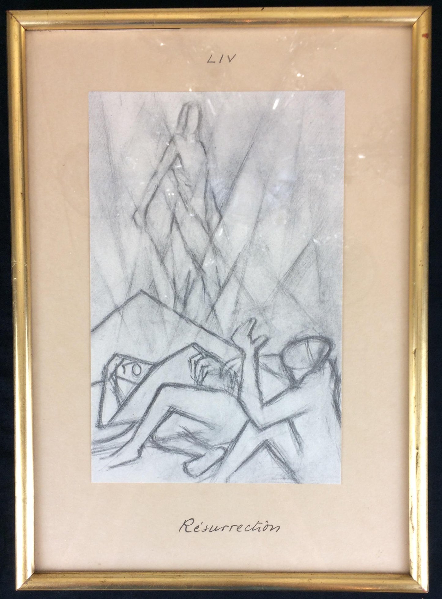 Collection of 3 Contemporary Religious Drawings, Signed — detail 6