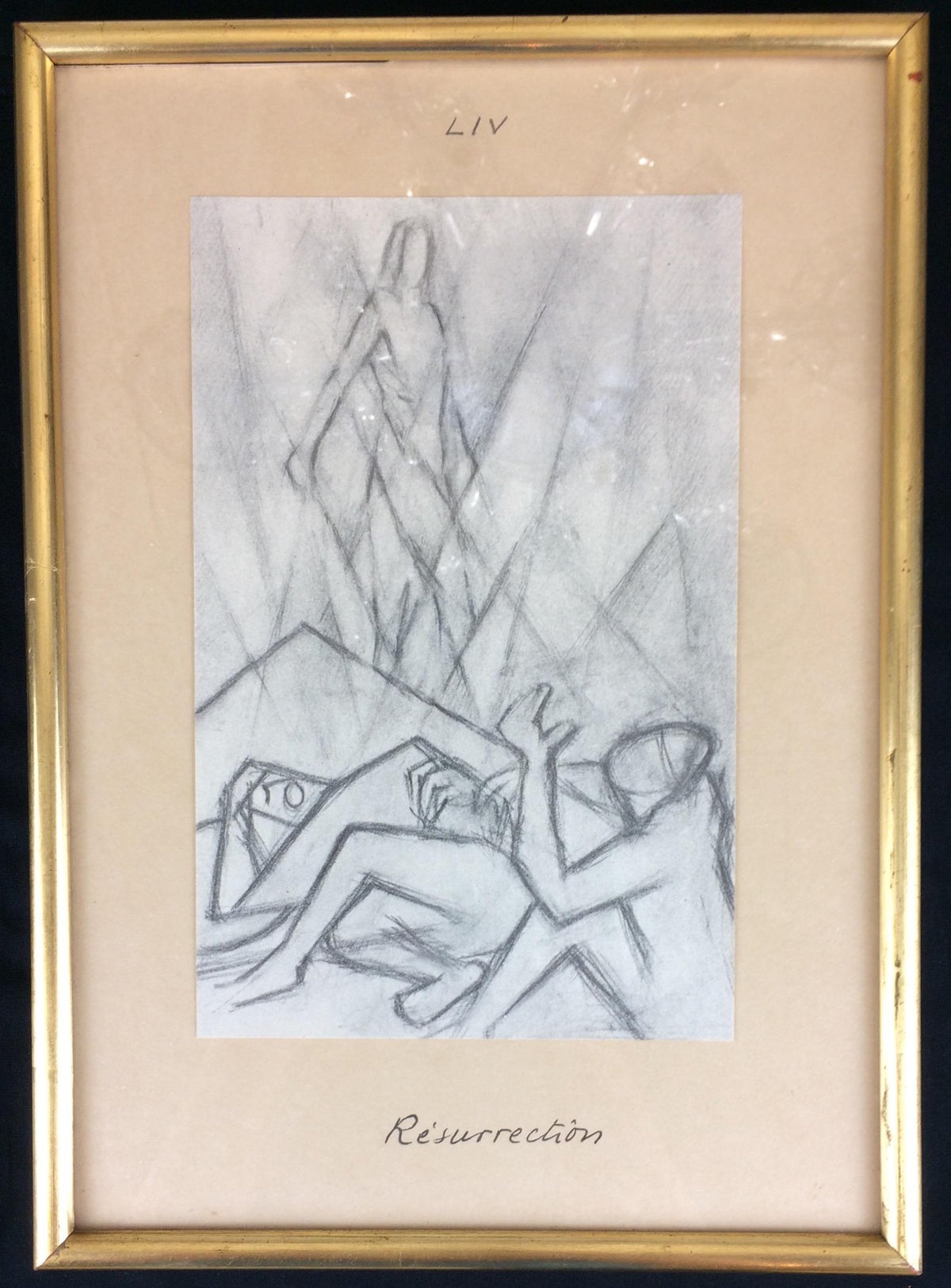 Collection of 3 Contemporary Religious Drawings, Signed — detail 6