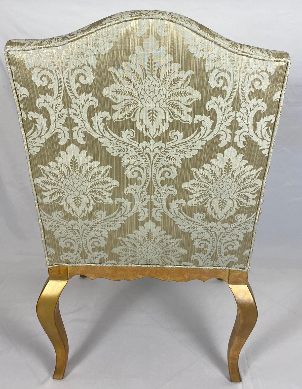 Set of 4 Louis XVI Style Giltwood Armchairs, 4 Upholstered Dining Armchairs — detail 6
