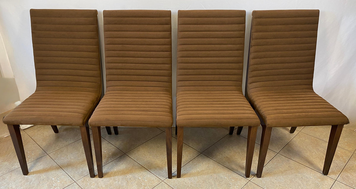 Set of 6 Art Deco Style Dining Chairs, Upholstered Dining Chairs — detail 2