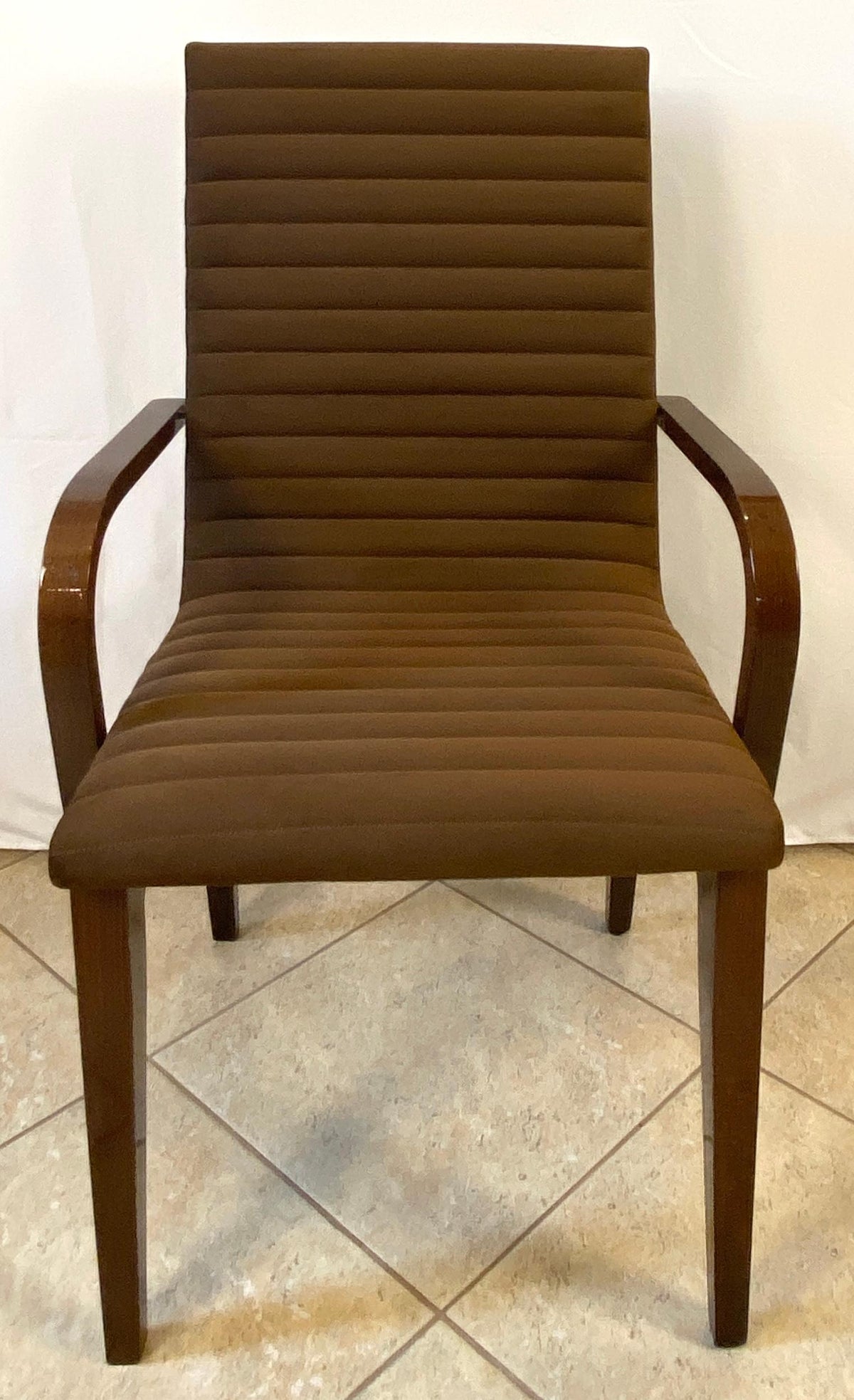 Set of 6 Art Deco Style Dining Chairs, Upholstered Dining Chairs — detail 5