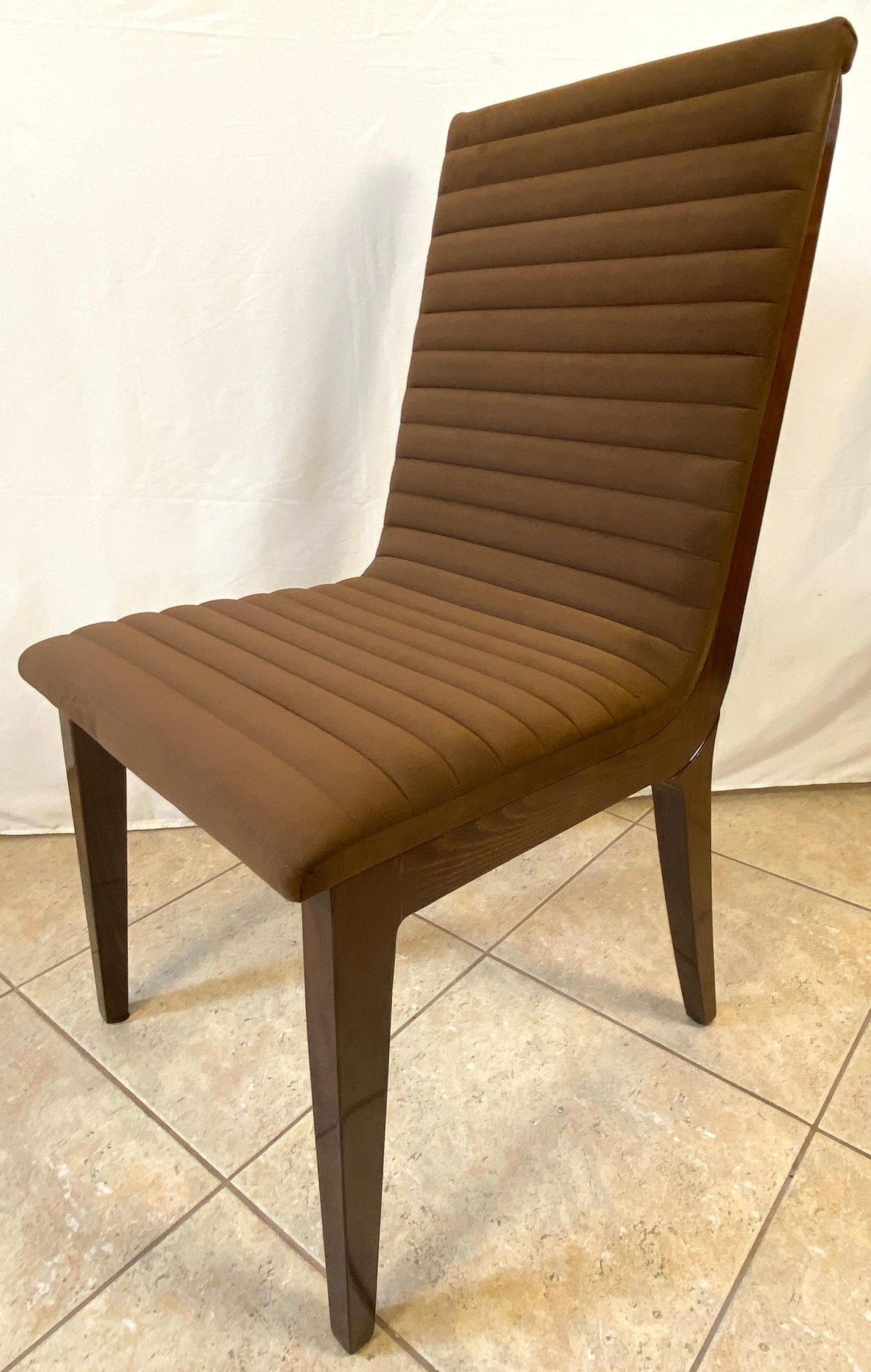 Set of 6 Art Deco Style Dining Chairs, Upholstered Dining Chairs — detail 6