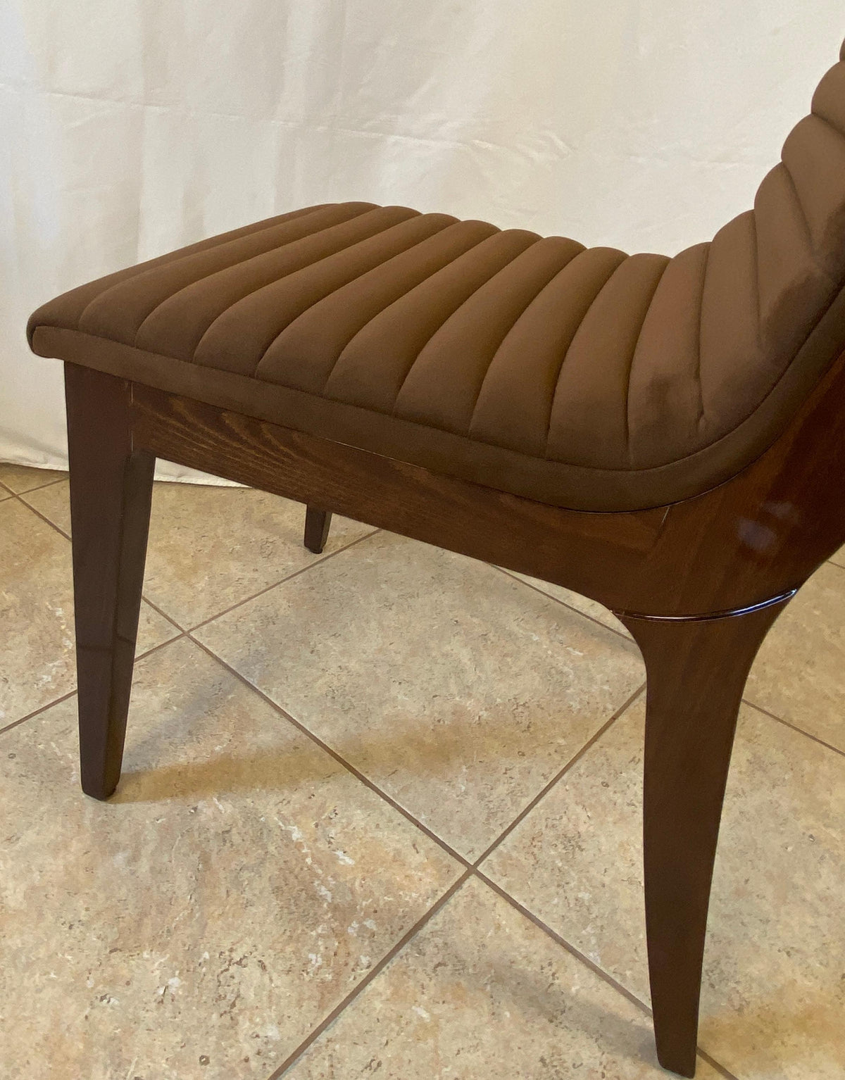 Set of 6 Art Deco Style Dining Chairs, Upholstered Dining Chairs — detail 8