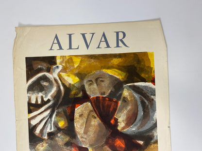 Original French Cubist Art Exhibition Poster from Galerie Drouant Paris France — detail 6
