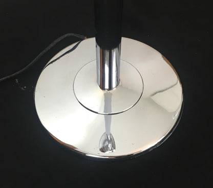 French Art Deco Polished Chrome Floor Lamp — detail 6
