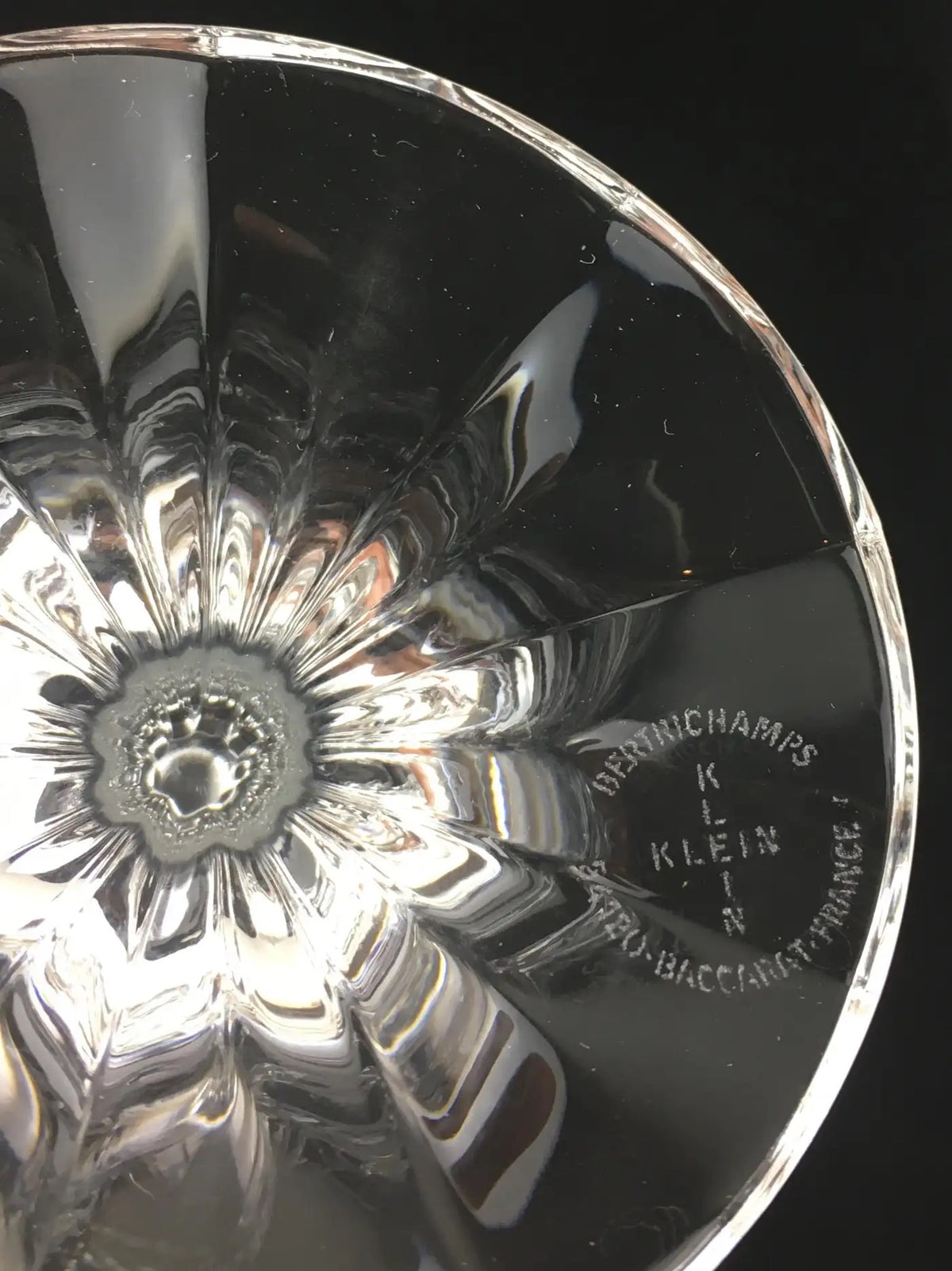 Baccarat Crystal Champagne Flutes, Set of 8 — detail 3