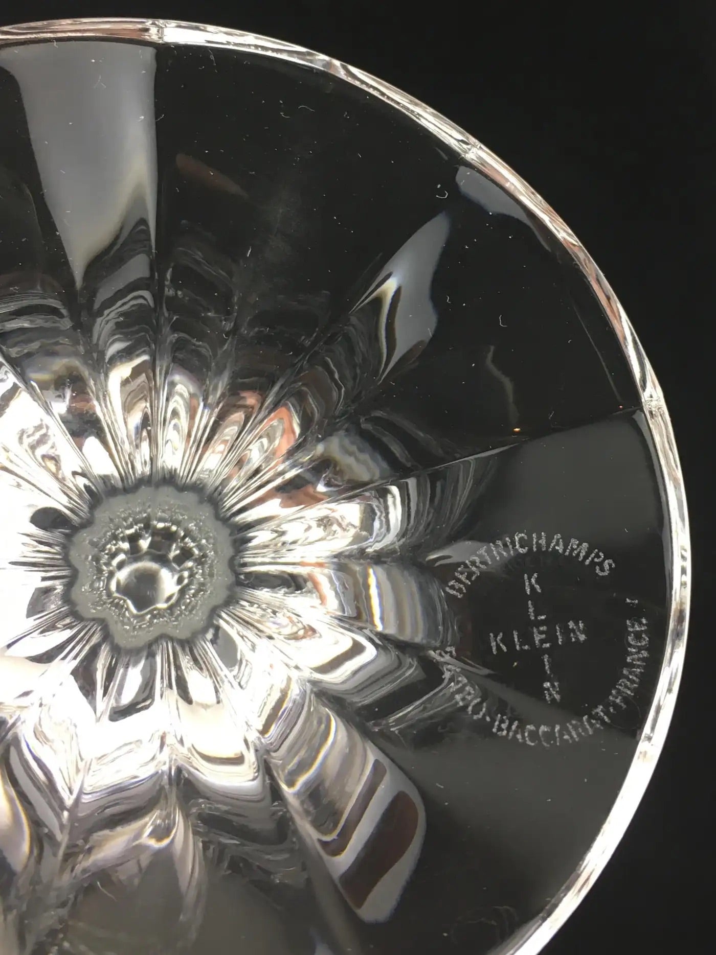 Baccarat Crystal Champagne Flutes, Set of 8 — detail 3