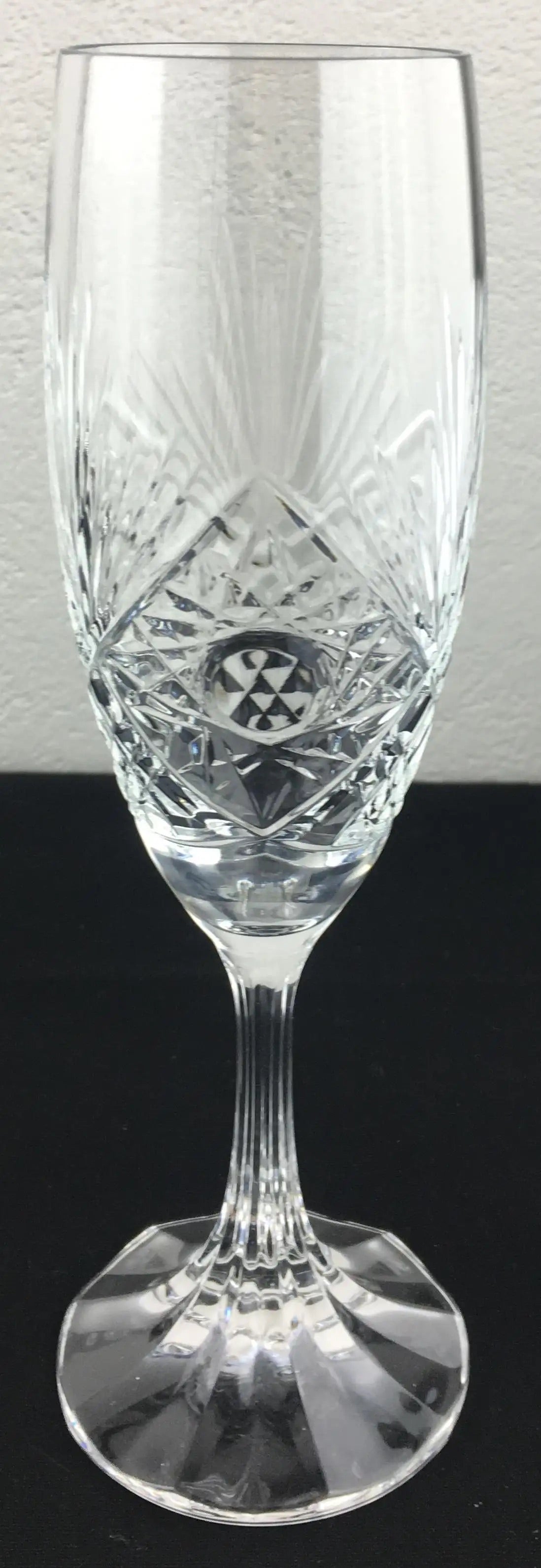 Baccarat Crystal Champagne Flutes, Set of 8 — detail 4