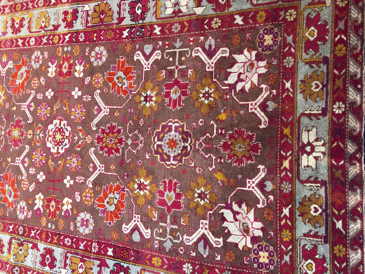 Fine Antique Tribal Caucasian Rug — detail 4