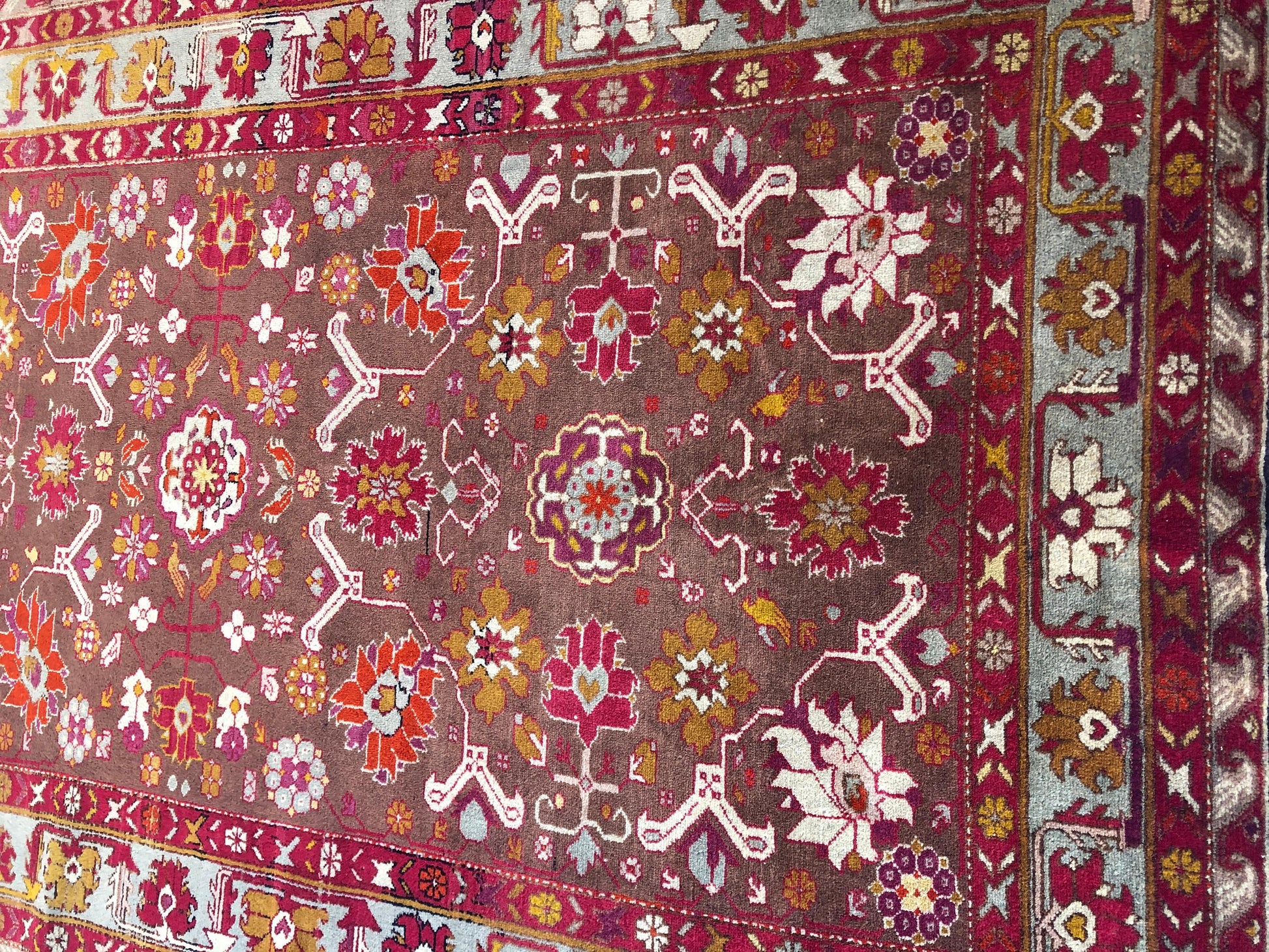 Fine Antique Tribal Caucasian Rug — detail 4