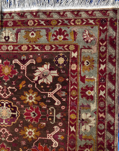 Fine Antique Tribal Caucasian Rug — detail 8