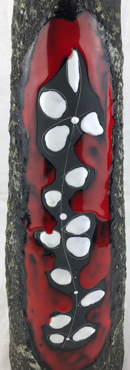 French Midcentury Ceramic Vase featuring Brigette Bardot, Vallauris Pottery — detail 7