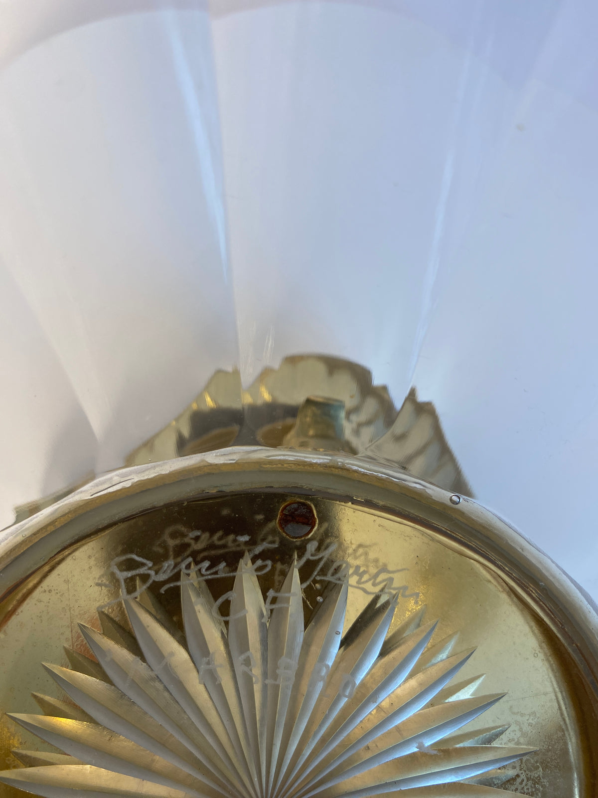 Martin Benito Crystal Vodka Server, Benito Crystal & Ormolu Liquor Server — detail 9