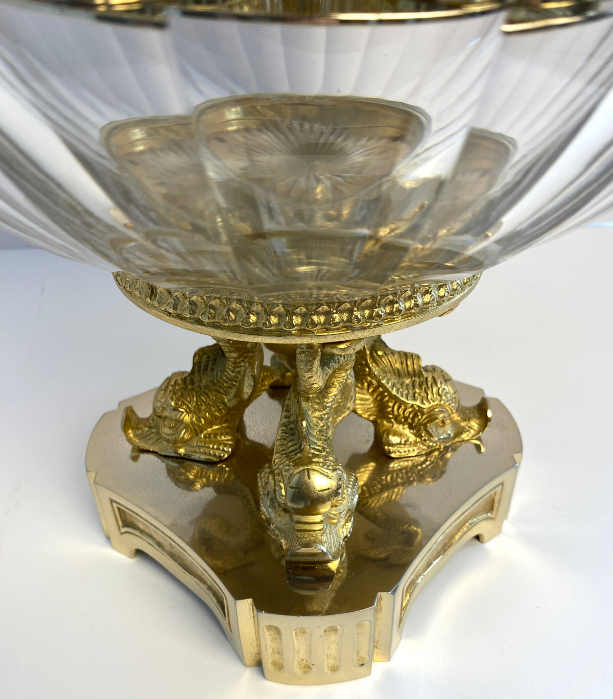 Martin Benito Crystal Vodka Server, Benito Crystal & Ormolu Liquor Server — detail 8
