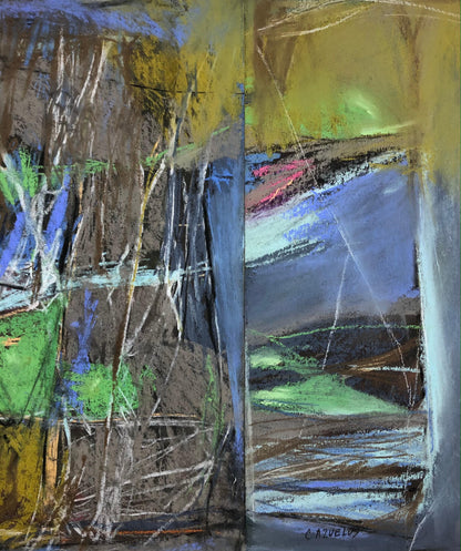 Original Abstract Composition by C. Azuelos — detail 4