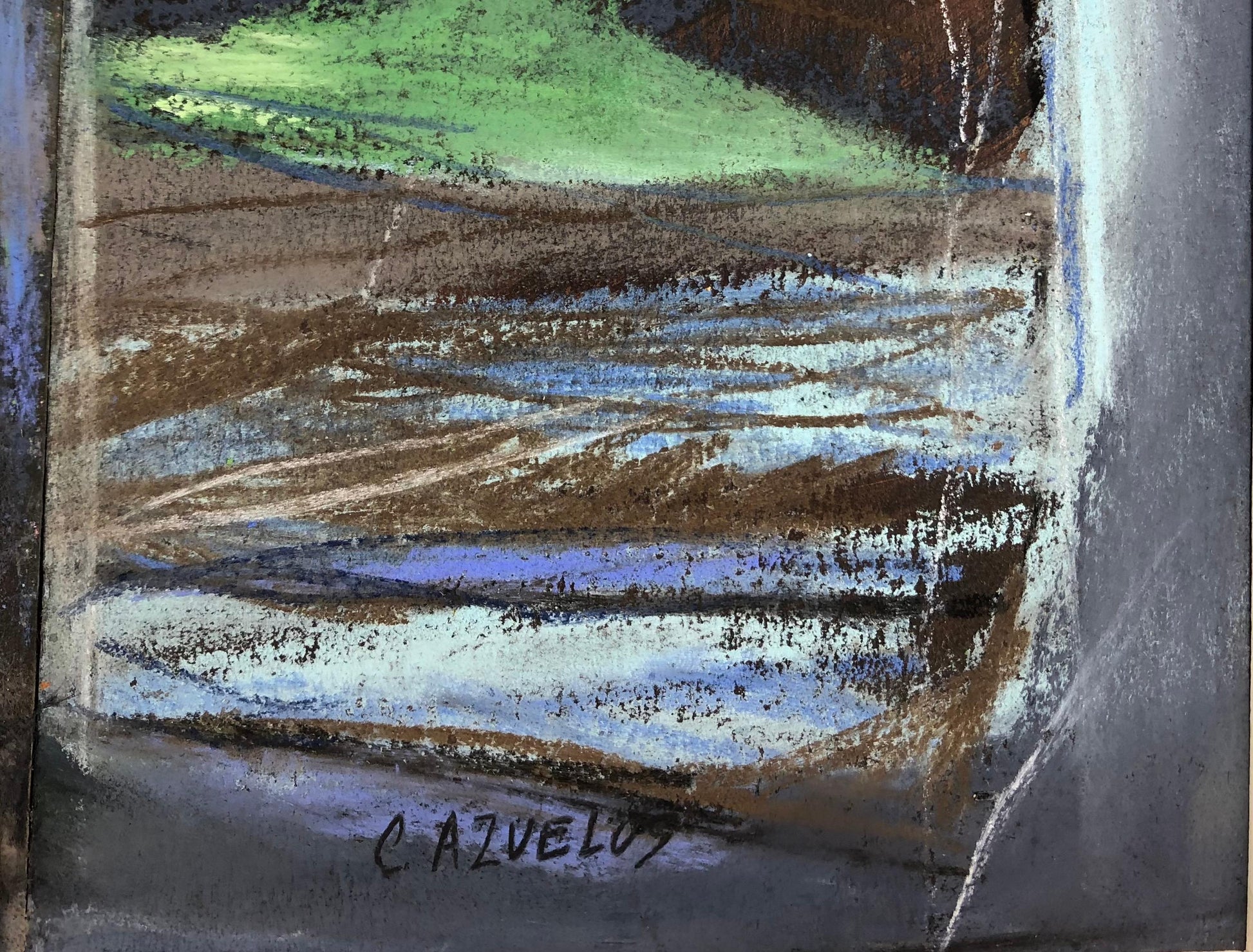 Original Abstract Composition by C. Azuelos — detail 3