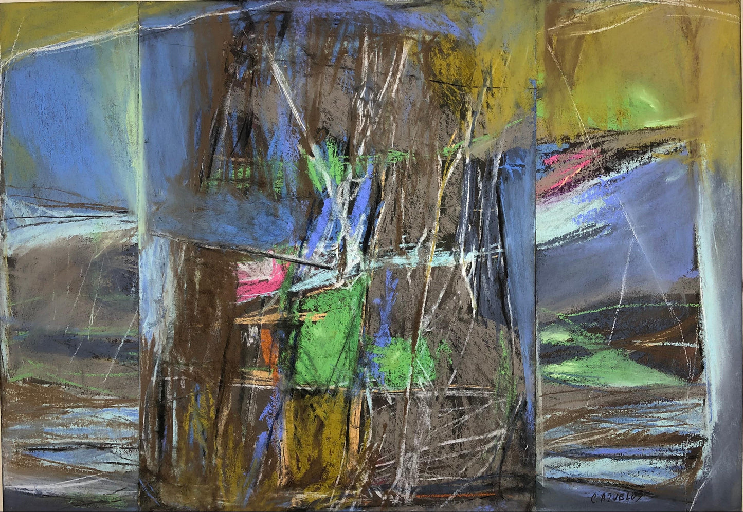 Original Abstract Composition by C. Azuelos — detail 6