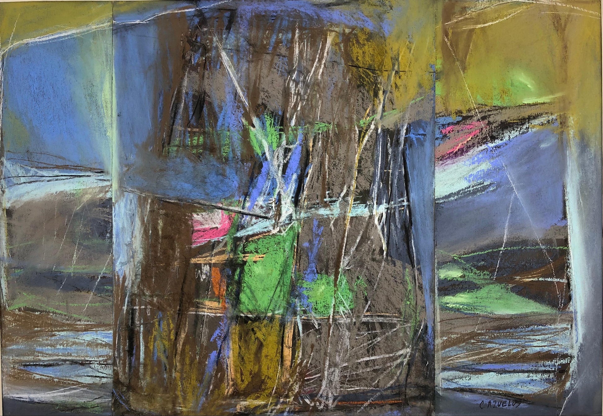 Original Abstract Composition by C. Azuelos — detail 6