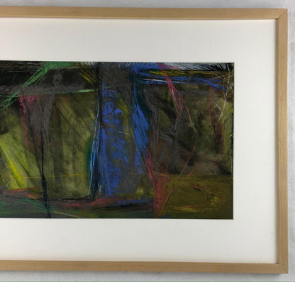 Original Abstract Painting Signed C. Azuelos in the Manner of Frank Avray Wilson — detail 2