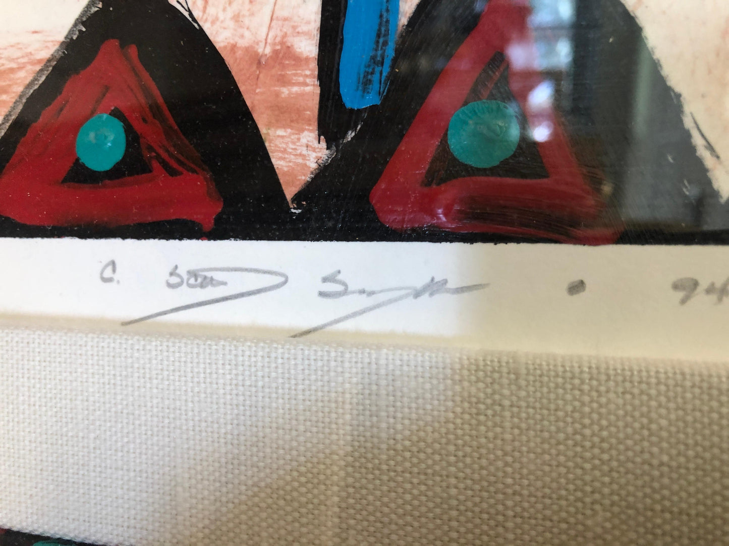 C. Scott Snyder Abstract Painting — detail 2