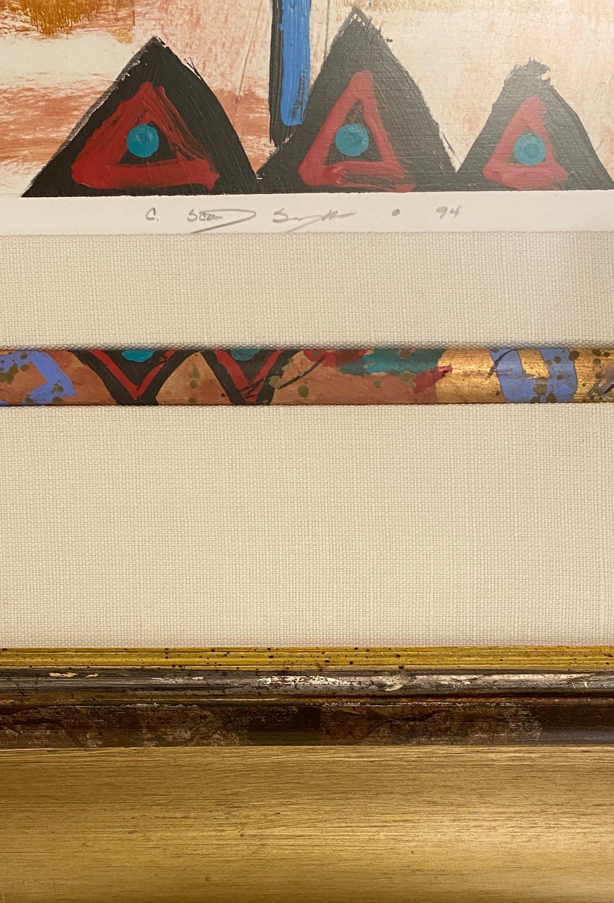 C. Scott Snyder Abstract Painting — detail 5